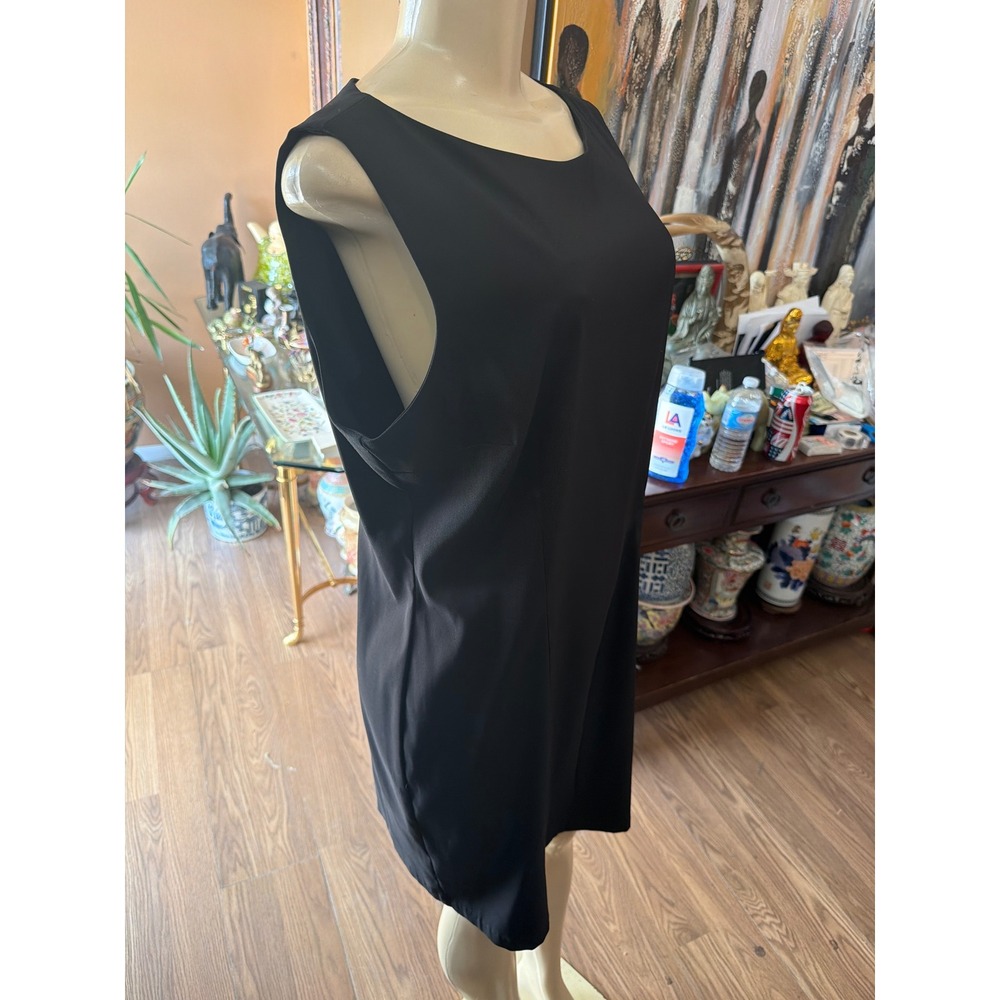 Alyx‎ Dress Womens 16 Black Sleeveless Sheath Boat Neck Career Formal LBD